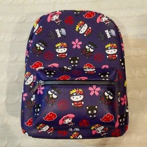 NWT Hello Kitty x Naruto Shippuden Mini Backpack